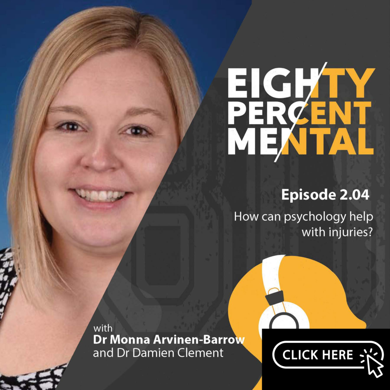 An Eighty Percent Mental Podcast with Dr. Monna Arvinen-Barrow
